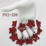 P41 - 104     500 Medium Burgundy Poinsettia
