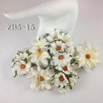  20 Mixed sizes 2 Daisy Paper Flowers