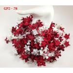 Small Mixed Red Gardenia Curly Petals