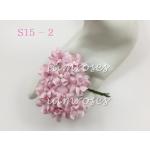 Small Soft Pink Paper Flowers Iamroses Handmade Thailand