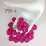  Solid Hot Pink Small Daisy Paper Petal flowers Die Cut