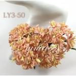 Peach Small Lily Paper Flowers wedding craft