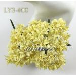 Soft yellow Small Lily Paper Flowers