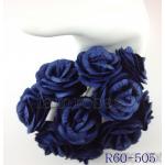   25 Navy Blue Paper flowers