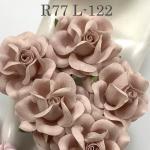 Solid Blush Pink Large Artificial Handmade Mulberry Paper Flowers Roses for crafts or wedding from Thailand