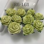 50 Size 1" or 2.5cm Soft Green Open Roses