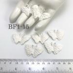 100 Small Paper Butterflies (1-1/2 or 3.75cm) WHITE