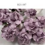 50 Medium May Roses (1-1/2"or3.75cm) Dusty Purple Flowers