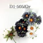 25 Daisy (1-3/4 or 4.5cm) Mixed 3 Colors (15/274/723)