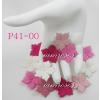 ZQP41 - 00     100 Medium Mixed Pink & White Poinsettia