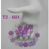 500 Tiny Mixed Purple Flat Flowers