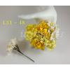 50 Mixed Yellow White Lilly Paper Flowers