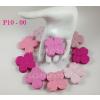 100 Mixed Pink Die Cut Hydrangea Scrapbooking Flowers - Size L