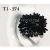 100 Black Mini Artificial Paper Crafts Rosebuds  