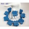 100 Denim Blue Hydrangea Die Cut Flowers - Size L
