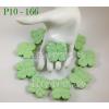 100 Mint Green Hydrangea Scrapbooking Die Cut - Size L