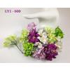 50 Mixed Purple & Green Lily Paper Flowers