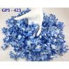 250 Blue Variegated  Curly Petals Crafts 