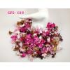 100 Small Mixed Pink Brown Cream Gardenia Curly Petals