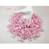 100 Solid Soft Pink Gardenia Curly Petals
