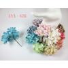 LY1- 426     50 Mixed Rainbow Pastel Lily Paper Flowers