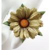 25 Gold Daisy Paper Crafts Flowers