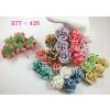 10 Mixed Rainbow Pastel Color Paper Roses