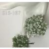 50 Dusty Green Small Spring Cottage Paper Flowers  