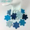 100 Mixed Blue Paper Petal Flowers