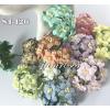 25 Mixed 10 Pastel Rainbow Color Paper Flowers