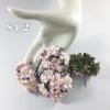 25 Soft Pink Color Paper Flowers