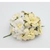 Cream and White Color Paper Flowers