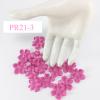 PR21 - 3 (250 Pcs)     250 Pink Rose Petals Scrapbooking Flowers size 3.75 cm