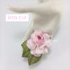 	R50 - 518 (6 Pcs)     6 Soft Pink 2 tone Large Mulberry Paper Roses