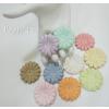 Mixed All Pastel Color Big Daisy Die Cut Card Topper