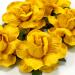 Solid Yellow Paper Roses Flowers