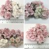 4 sets DIY Special Mixed Sizes Pack Paper Flowers Mar-PinkA1