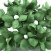 50 Deep Olive Green Small Spring Cottage Paper Flowers