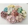 110 Small 2 sizes Cottage Pastel Special Mixed flowers 