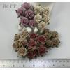 50 Size 1" or 2.5cm Mixed 5 Open Roses (121/125/148/153/188)