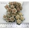 50 Mixed Earthy Craft Paper flowers (125/147/148/153)