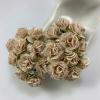 50 Beige Cream Carnation Paper Flowers
