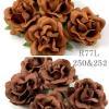 25 Large 2" Mixed Just 2 Brown Roses (250/252)