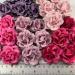 Mixed Purple Pink Large Sweet Moon Paper Roses for wedding and craft, supply by iamroses Thailand