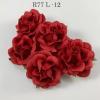 25 large 2" Solid Red Sweet Moon Roses