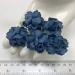  Solid Denim Blue Paper May Roses - Artificial Handmade Paper Flowers for Wedding Craft or Scrapbooking from IamRoses, Thailand 