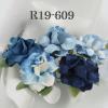 50  Small 1"Mixed  Blue BOY Tone Roses (170/170H/170V/421/422)