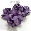50 Small 1" Solid Purple May Roses 