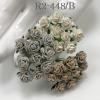  100 Mini 1/4" or 1cm Mixed 3 Open Roses (15/148/726)