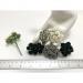 Black Grey Artificial Mulberry Handmade Paper Flowers for Wedding Crafts and Scrapbook from Iamroses, Thailand